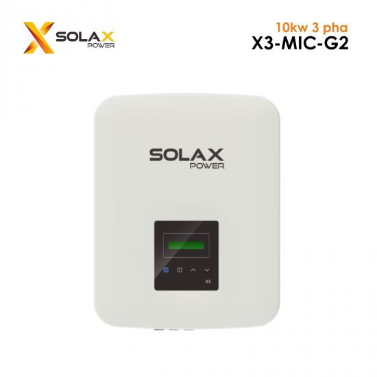 Biến tần năng lượng mặt trời Solax X3 MIC G2 hòa lưới 10kw 3 pha