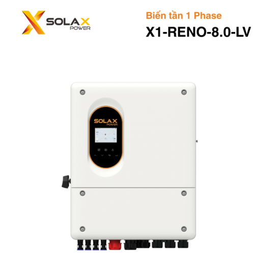Biến tần Inverter Solax 8kW Hybrid 1 Phase X1-RENO-8.0-LV – Mã mới